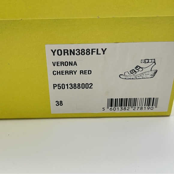 Fly London Women's Red Strap Sandals - Picture 6 of 8